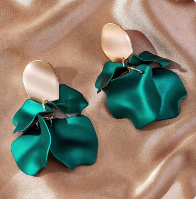 Rose Petal Earrings