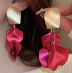 Rose Petal Earrings