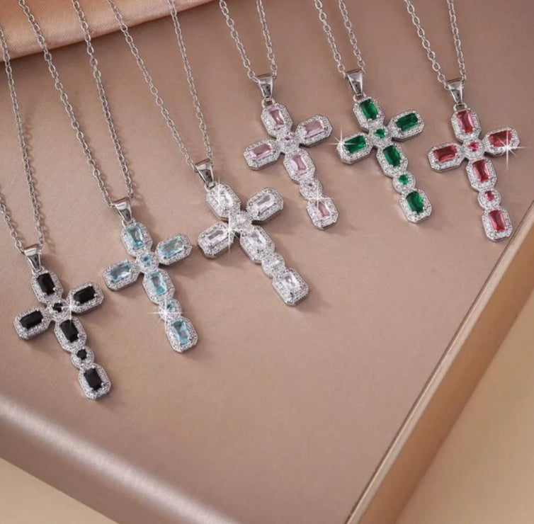 Cubic Zirconia Cross
