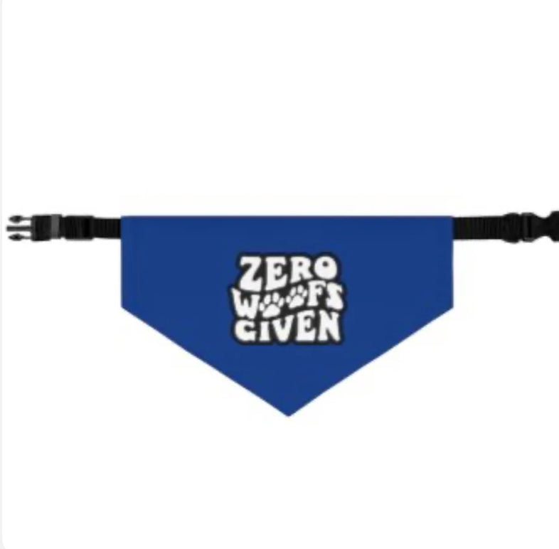 Zero Woofs Given Bandanna
