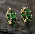 Emerald Brick Road Hoops