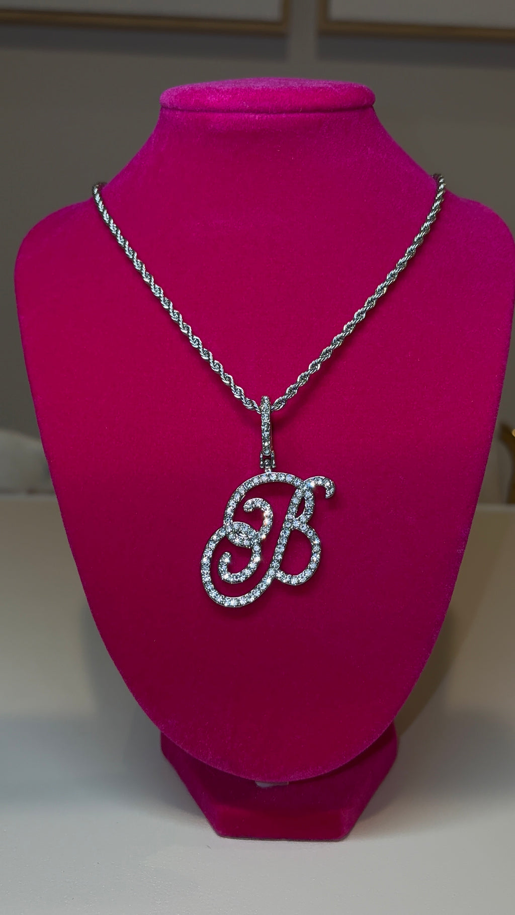 Cursive Alphabet "Letter Chain" Necklace