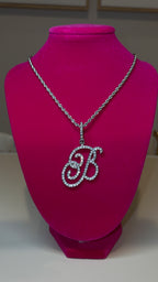 Cursive Alphabet "Letter Chain" Necklace