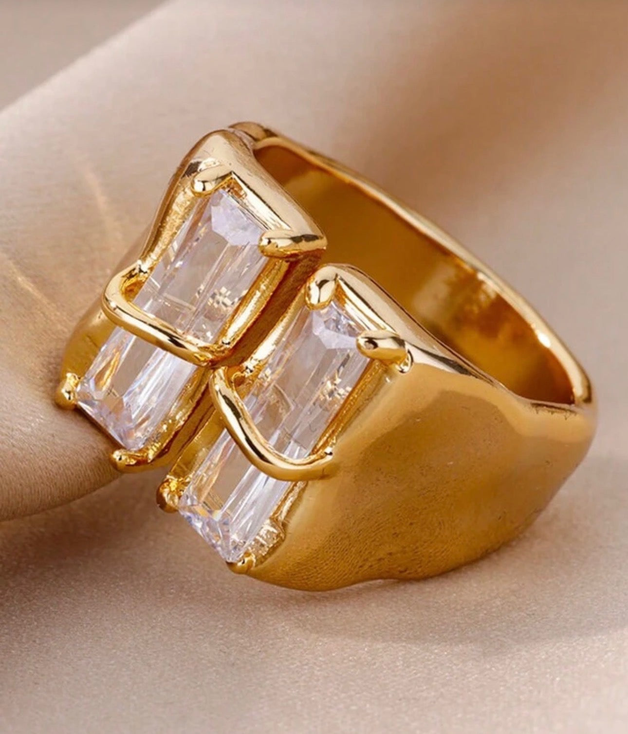 Twin Stone Rings