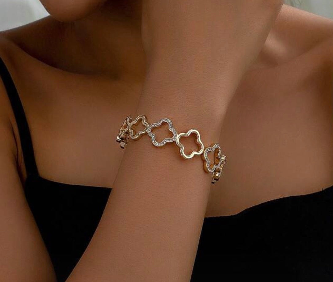 Open Clover bracelet