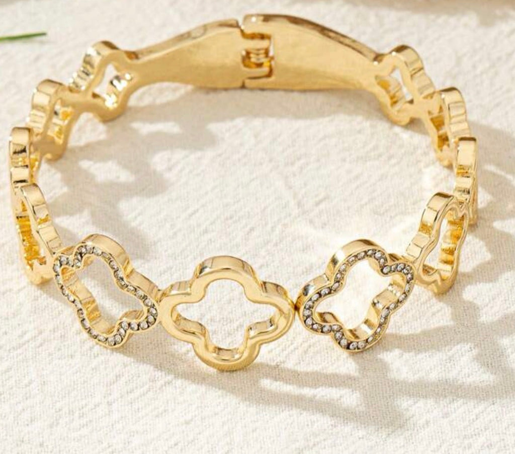 Open Clover bracelet