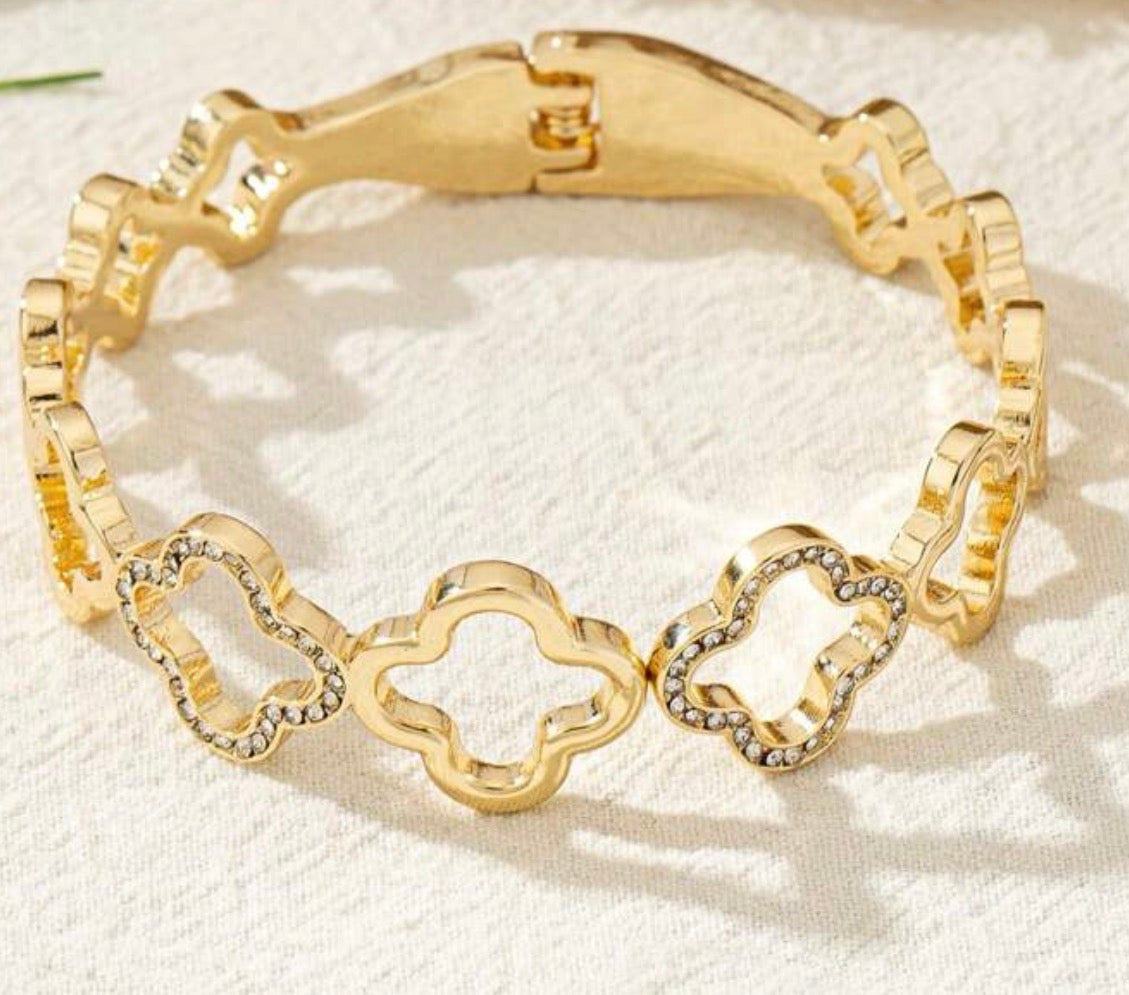 Open Clover bracelet