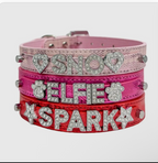 Bling Collar Pet with Leash