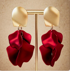 Rose Petal Earrings