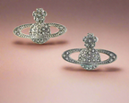 Crystal Orb Stud Earrings