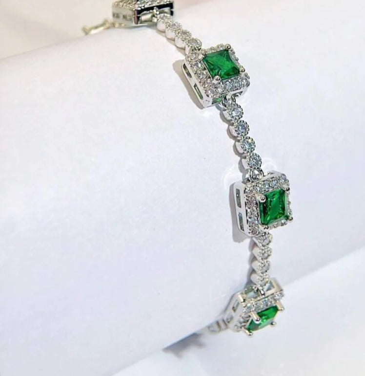 Emerald City Tennis Bracelet