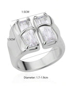 Twin Stone Rings