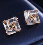 Crown CZ Studs