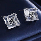 Crown CZ Studs
