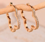 4 Leaf Clove Hoop Earrings