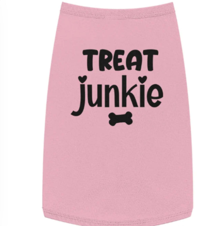 Treat Junkie Dog Shirt