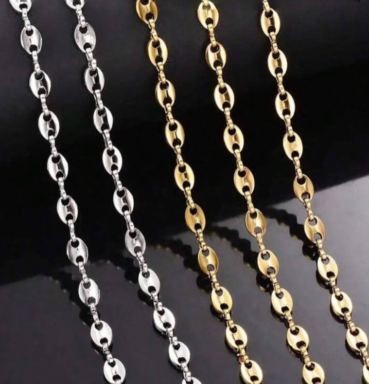 Men's Stainless Steel Link Necklace