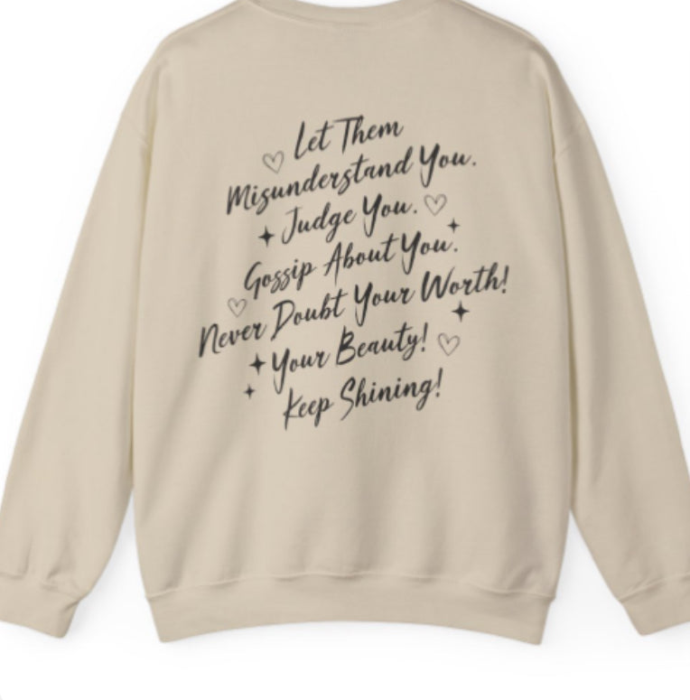 Let Them Crewneck Sweatshirt
