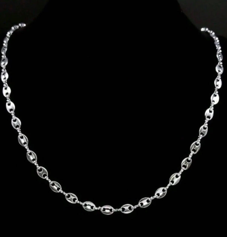 Men's Stainless Steel Link Necklace