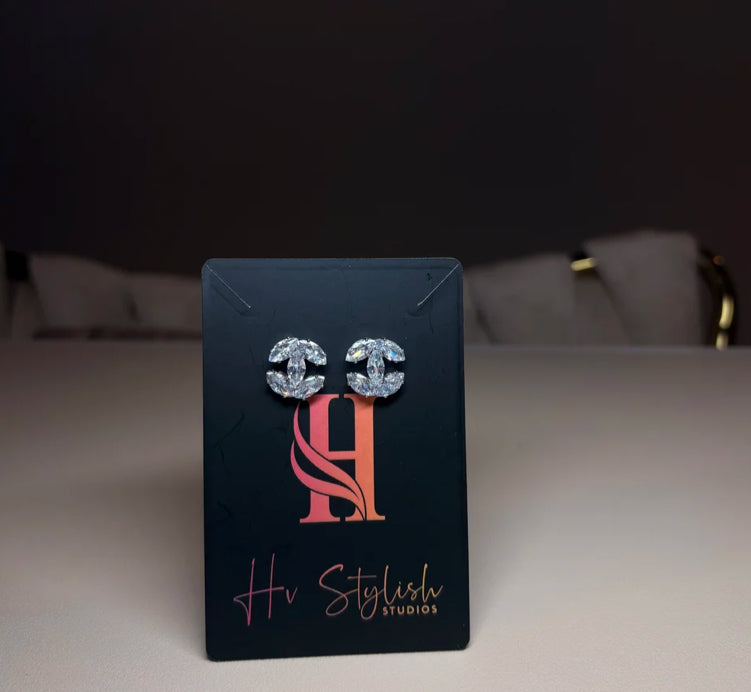Double "C" Earrings