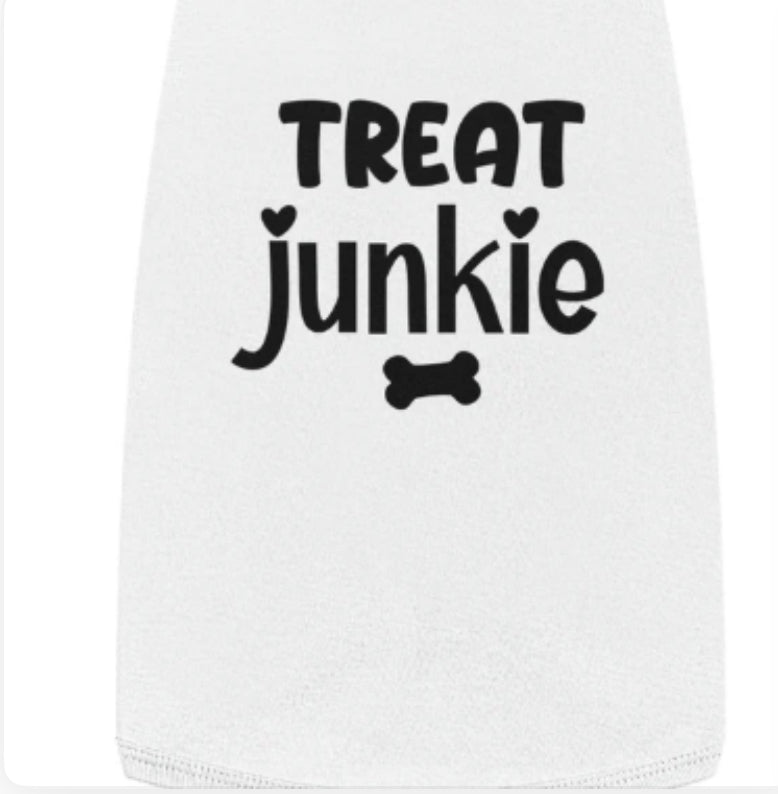 Treat Junkie Dog Shirt
