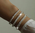 Diamond Bangles Stack