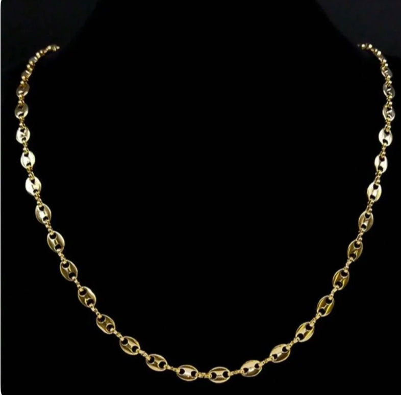 Men's Stainless Steel Link Necklace