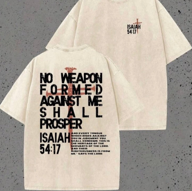 No Weapon Formed T shirt