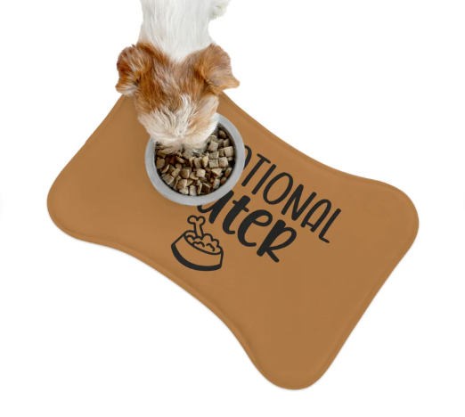"Emotional Eater" Pet Feeding Mat